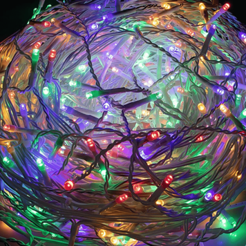 Гірлянда бахрома,прозорий шнур, 3*0,5 м, 120 LED мульти MA142multi KrM0m7TfX фото