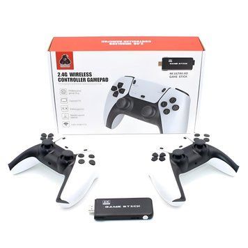 Игровая консоль/приставка с двумя джойстиками Wireless Controllers Gamepad 4K 2.4G Unique M8PRO Черный 5V Prs16y5Rf фото