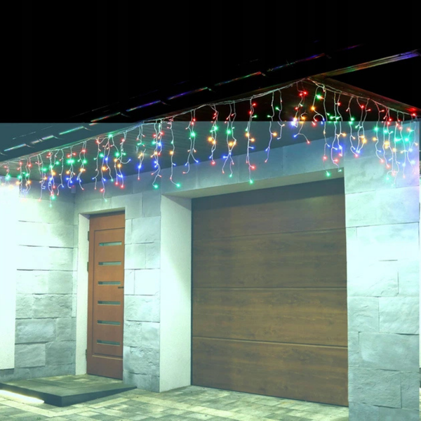 Гирлянда бахрома,прозрачный шнур, 3*0,5 м, 120 LED мульти MA142multi  KrM0m7TfX фото