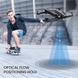 Складной квадрокоптер на радиоуправлении с камерой D18 DRONE Квадрокоптер с WiFi камерой Черный Dt26g5Hr фото 4