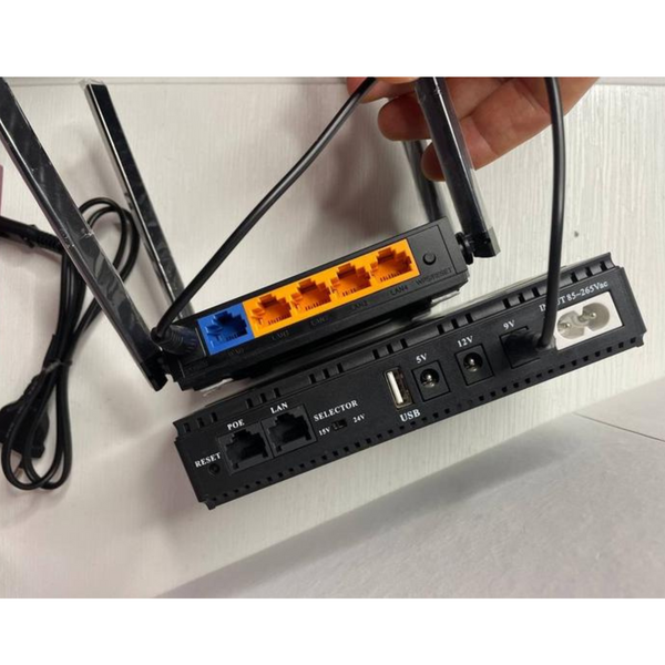 mini UPS, безперебійне живлення для роутера, 8800/18w mah Black Аvr26Tn фото