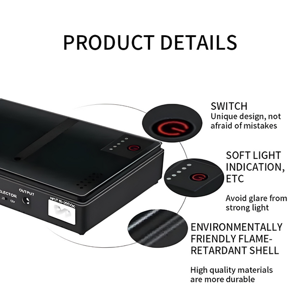 mini UPS, безперебійне живлення для роутера, 8800/18w mah Black Аvr26Tn фото