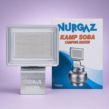 Портативний газовий обігрівач Nurgaz NG 309 &mdash; тепло без електрики для кемпінгу та риболовлі Gold-15voxl фото