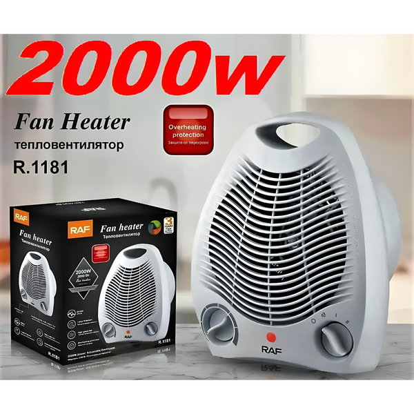 Тепловентилятор Электрообогреватель 2000W RAF-1181 208r6j7Rv фото