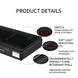 mini UPS, безперебійне живлення для роутера,10400mah/36w mah Black Sh33lFb фото 6