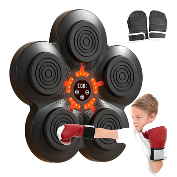 Дитяча Настінна мішень для боксу з музикою на 5 секцій Boxing Target Dt18Rd фото