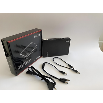 mini UPS, безперебійне живлення для роутера,12000mah/36w mah Black Sh36lFb фото