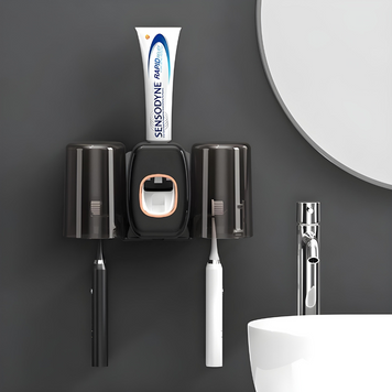 Диспенсер для зубної пасти Toothbrush Holder із тримачем зубних щіток JmL-2m5Y фото