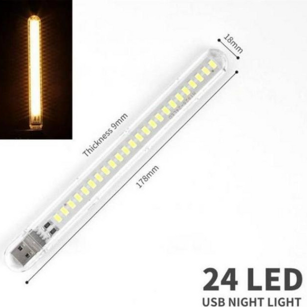 Светодиодный фонарик usb лампа 24LED JmL1tV фото