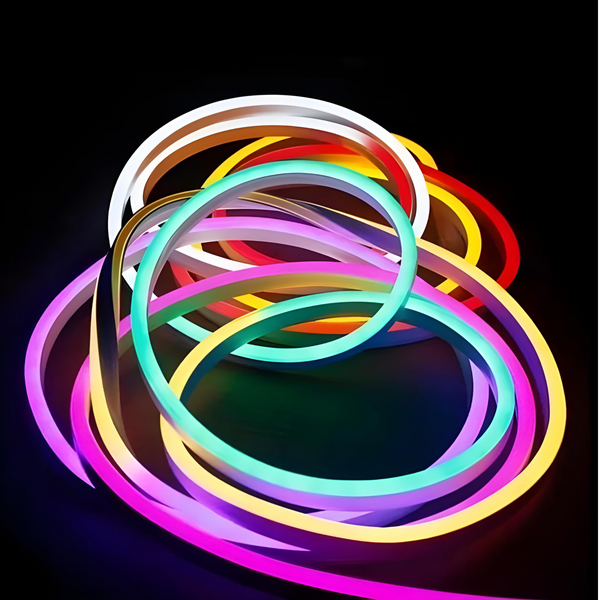 Стрічка силіконова LED NEON 5 м 12V-220V multi with function 8491 210f6j9Tv фото