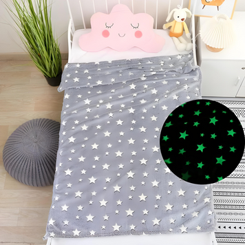 Дитяче покривало-плед, що світиться Сірий Magic Blanket 150*120 DT3n8Uo фото