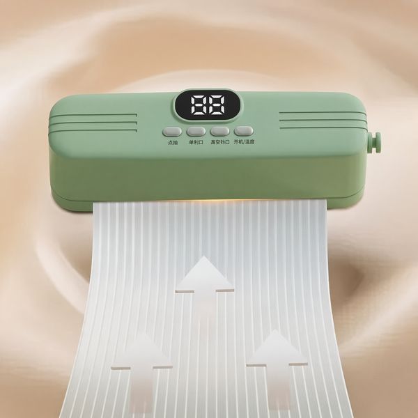 Автоматичний вакууматор для продуктів AR-0105 &mdash; компактний вакуумний пакувальник із запаюванням пакетів gold+7jjfr фото