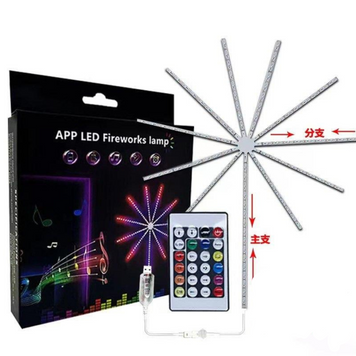 Стрічка LED на стіну (SFK-18) 1m+0,5m APP Bluetooth (USB) Md7Tb фото
