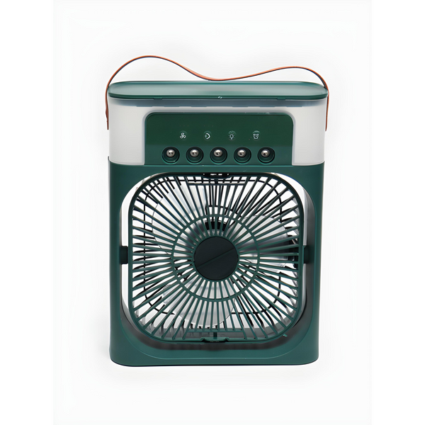 Міні кондиціонер Air Cooler Fan 4в1 зі зволожувачем повітря USB+Форма для льоду Krisstal KmG фото
