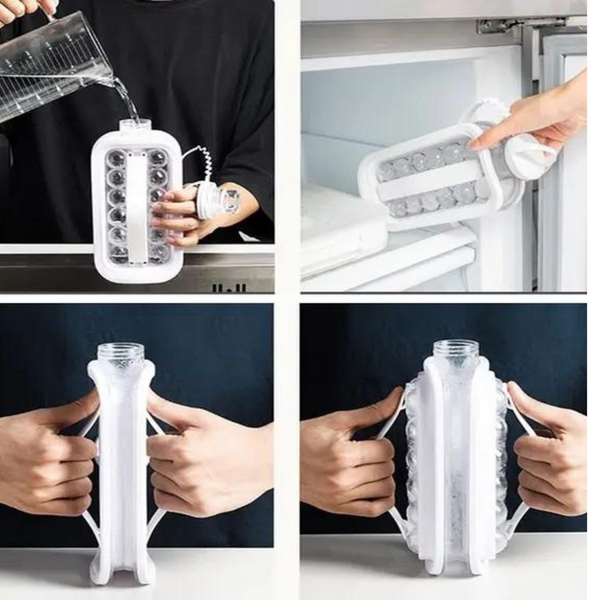 Міні кондиціонер Air Cooler Fan 4в1 зі зволожувачем повітря USB+Форма для льоду Krisstal KmG фото