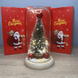 Новогодняя елка в колбе Christmas tree с LED подсветкой 22 см Gold4l5Tv фото 1