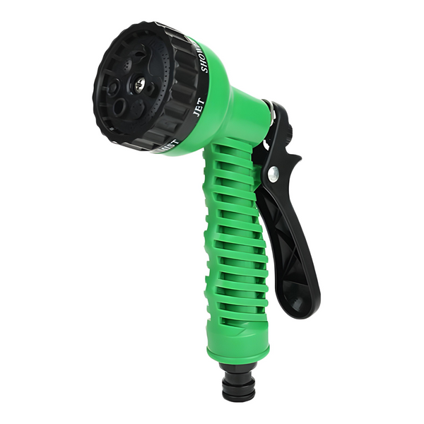Набір поливальний GreenBird BB-4208 шланг 10м на котушці пістолет з розпилювачем 7-ми режимний для поливу саду P7P11n5Gm фото