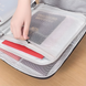 Дорожная сумка органайзер 37х10,5х28см, Laundry Pouch, c кодовым замком, Серый / Сумка для хранения документов JmL4M5Ge фото 4