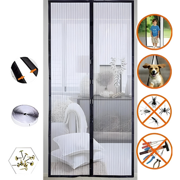 Магнітна москітна сітка Magic Mesh 100x210 см, без вибору кольору. DK-1.97kb фото