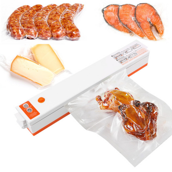 Вакуумный упаковщик "Freshpack PRO", упаковка еды, вакууматор для еды + 2пакета на 5.5 метров FpR68GFn фото