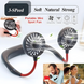 Портативний шийний вентилятор Hand Free Mini Neck Fans з USB-перезарядкою fabr-3.5  фото 1