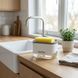 Дозатор для миючого засобу з губкою Soap Pump &mdash; чистота без крапель і бризок gold-1/25rax фото 2