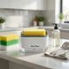 Дозатор для миючого засобу з губкою Soap Pump &mdash; чистота без крапель і бризок gold-1/25rax фото 5