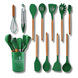 Силиконовый кухонный набор принадлежностей Kitchen Set 12 предметов (Нет выбора цвета.) А-15 фото 3