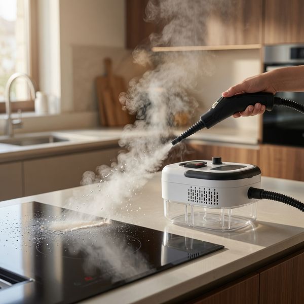 Портативний пароочисник Portable Steam Cleaner &mdash; універсальний помічник для глибокого очищення без хімії Gold=15hux фото