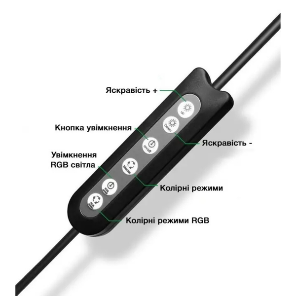 Кольцевая лампа MJ30 диаметр 30 см без штатива Кольцевая лампа RGB LED с держателем для телефона JmL4tr фото