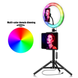 Кольцевая лампа MJ36 диаметр 36 см без штатива Кольцевая лампа RGB LED с держателем для телефона тоже самое с 36 см JmL7yf фото 3