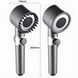 Массажная лейка для душа, 3 режима Turbocharged shower head/ Ручная насадка для душа с массажной головкой / Душевая насадка 238 фото 4