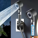 Массажная лейка для душа, 3 режима Turbocharged shower head/ Ручная насадка для душа с массажной головкой / Душевая насадка 238 фото 2